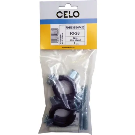 APOLO MEA sada příchytek FX 10 na trubku RI  22, 2ks - objímka s těsněním