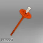 hmoždinka talířová BRAVOLL kovový trn, PTH-KZ 8/60- 95mm, 200ks/bal