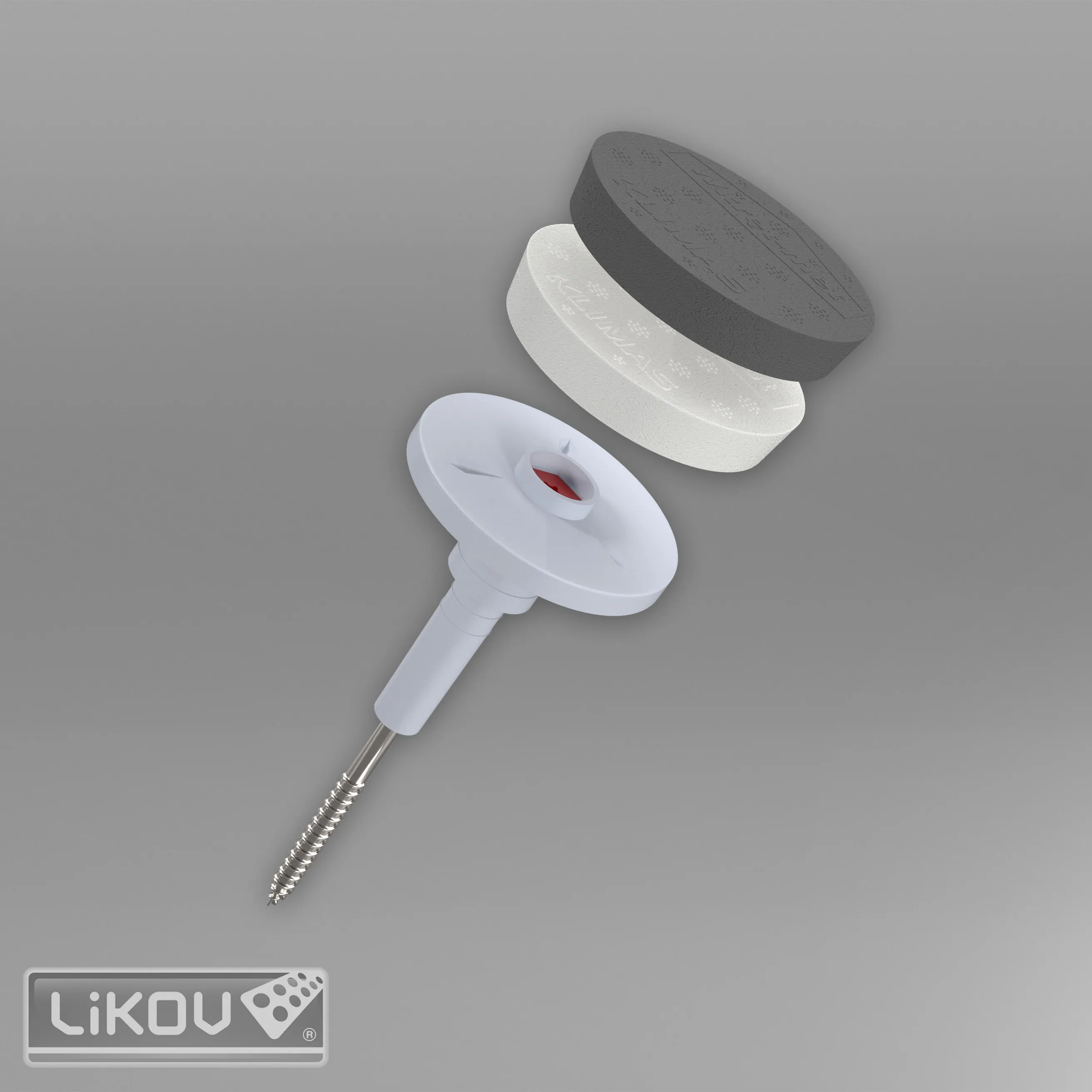 hmoždinka Vkret-met PROFI drive S do dřeva 6x320mm, talířová+oc.šroub+EPS zátka