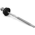 Vlnitá krytina- šroub samořezný do dřeva pro vlnitou krytinu A, pr. 6.5x130mm, 100ks, mokka