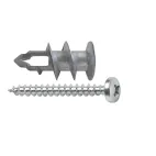 hmoždinka kovová+šroub do SDK, APOLO MEA GKDZ 4-5, 28mm, 6ks