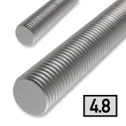 tyč závitová  pozinkovaná, 1m, pevnost 4,8, DN  4mm