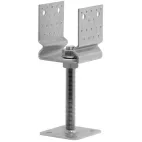 patka kotevní s deskou šroubovací 140x120mm,  Zn