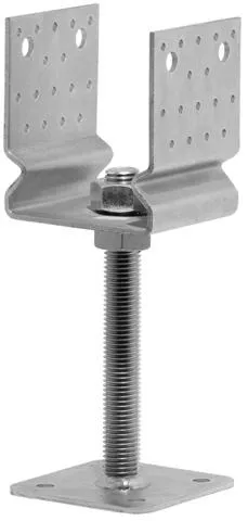 patka kotevní s deskou šroubovací  60x 60mm,  Zn