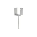 patka kotevní 120x120mm, kolík 20x250mm Zn