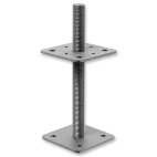 patka kotevní s deskou horní pevnou 110x110mm,M20x200  Zn