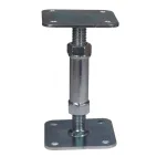 patka pilíře s maticí 100x100mm stavitelná 120-180mm, Zn