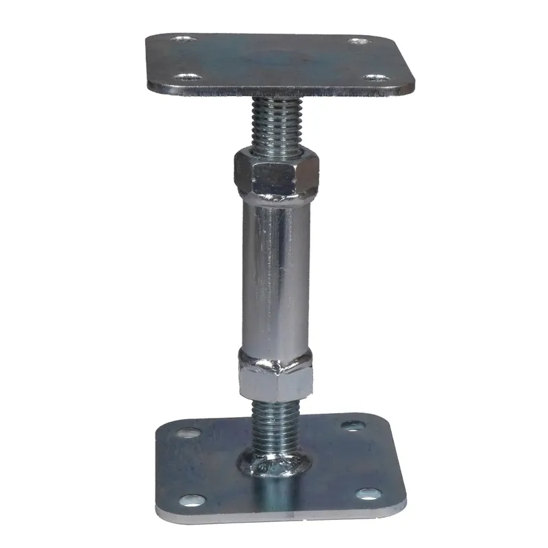 patka pilíře s maticí 80x80mm stavitelná 120-180mm, Zn