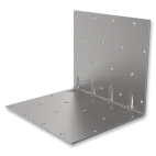 patka úhelník s malým prolisem Zn, tl.1.5mm,  53x 53/140mm