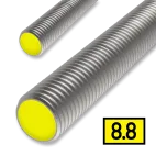 tyč závitová  pozinkovaná, 1m, pevnost 8,8, DN  8mm