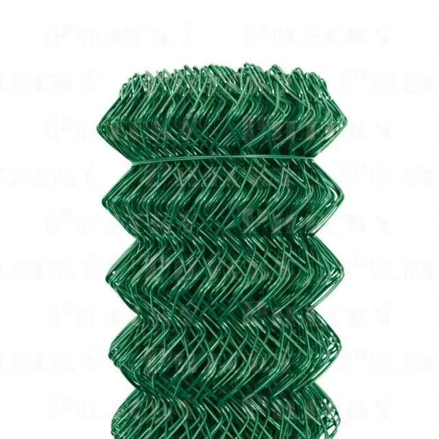 pletivo Zn+ poplastované IDEAL 1,5/2,5/zelené/role 25m bez zapleteného napínacího drátu, 1400 mm