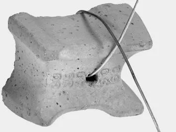 DP distanční podložka betonová BUR SD s drátem