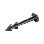 DP plastové hřeby pro upevnění izolace k beton.konstrukci, PN 125