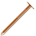 Břidlice hřebíky Cu 3,1x50mm